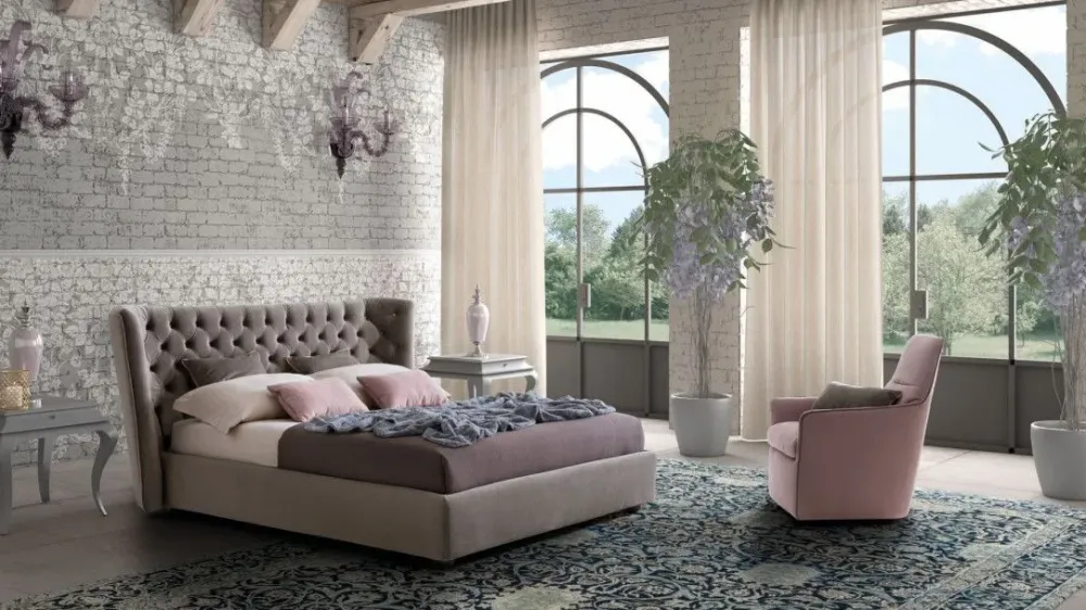 Le Comfort Letto design con contenitore Caravaggio a prezzo ribassato- Letti