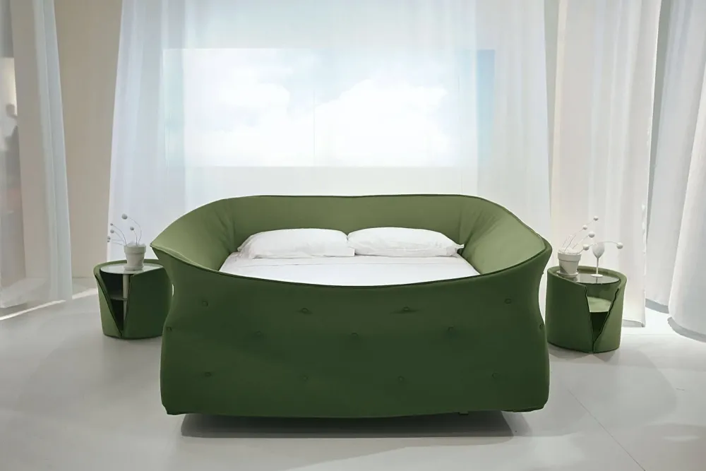 New Letto design con giroletto Colletto a prezzo scontato Letti