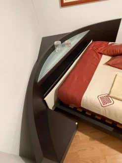 Fimes Letto design con giroletto Zenith a prezzo ribassato- Letti