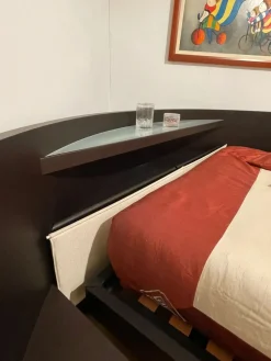 Fimes Letto design con giroletto Zenith a prezzo ribassato- Letti