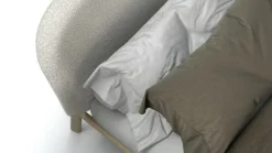 Letto design con giroletto Grace a prezzo ribassato^Fratelli Elli Outlet