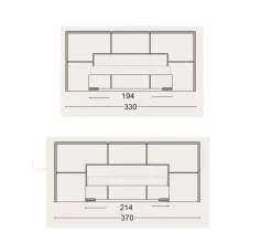 Clearance Letto design con giroletto Letto luxury maxi acciaio velluto a prezzo ribassato Letti