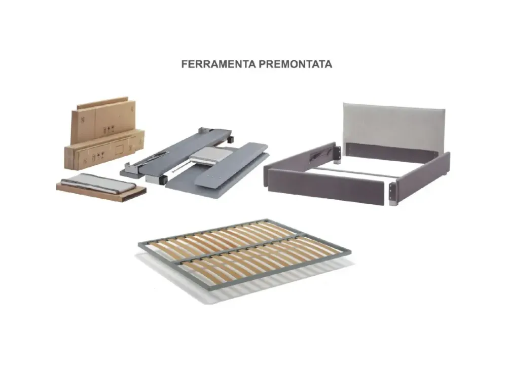 Best Letto design con piedini Button a prezzo scontato Letti