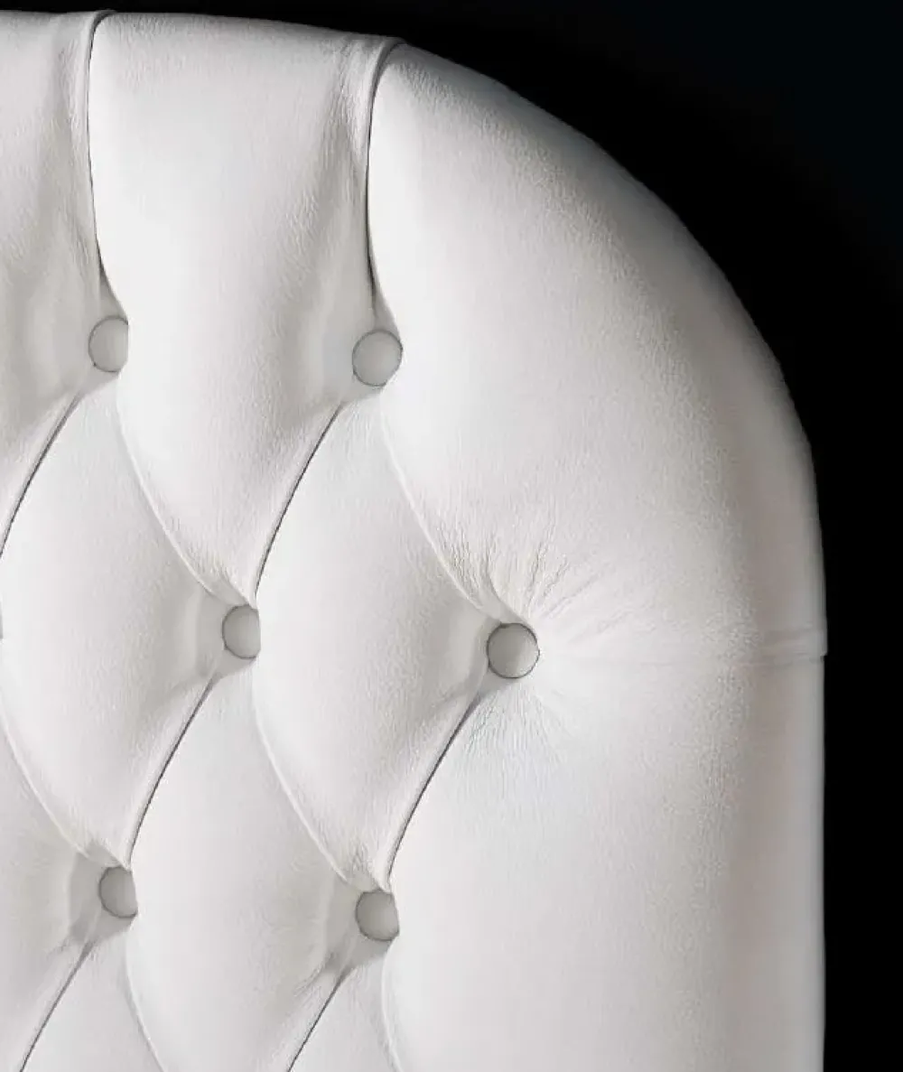 Artigianale Letto design con piedini Modello milano-roma a prezzo ribassato- Letti