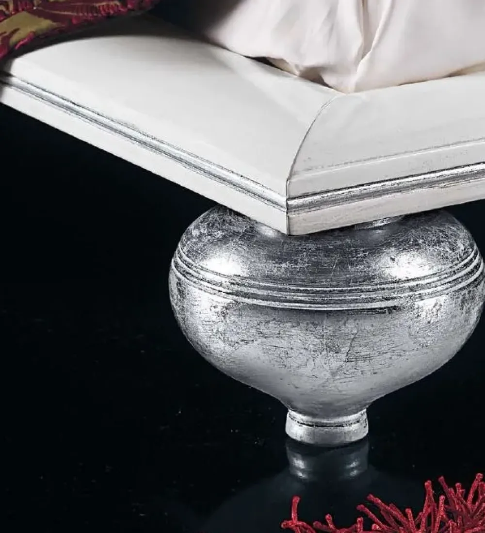 Artigianale Letto design con piedini Modello milano-roma a prezzo ribassato- Letti