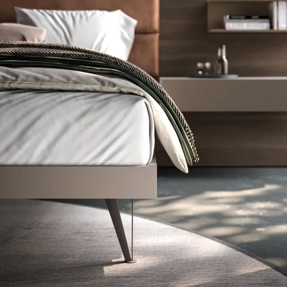 Orme Letto design con piedini giako compongo night 05 a prezzo scontato- Letti