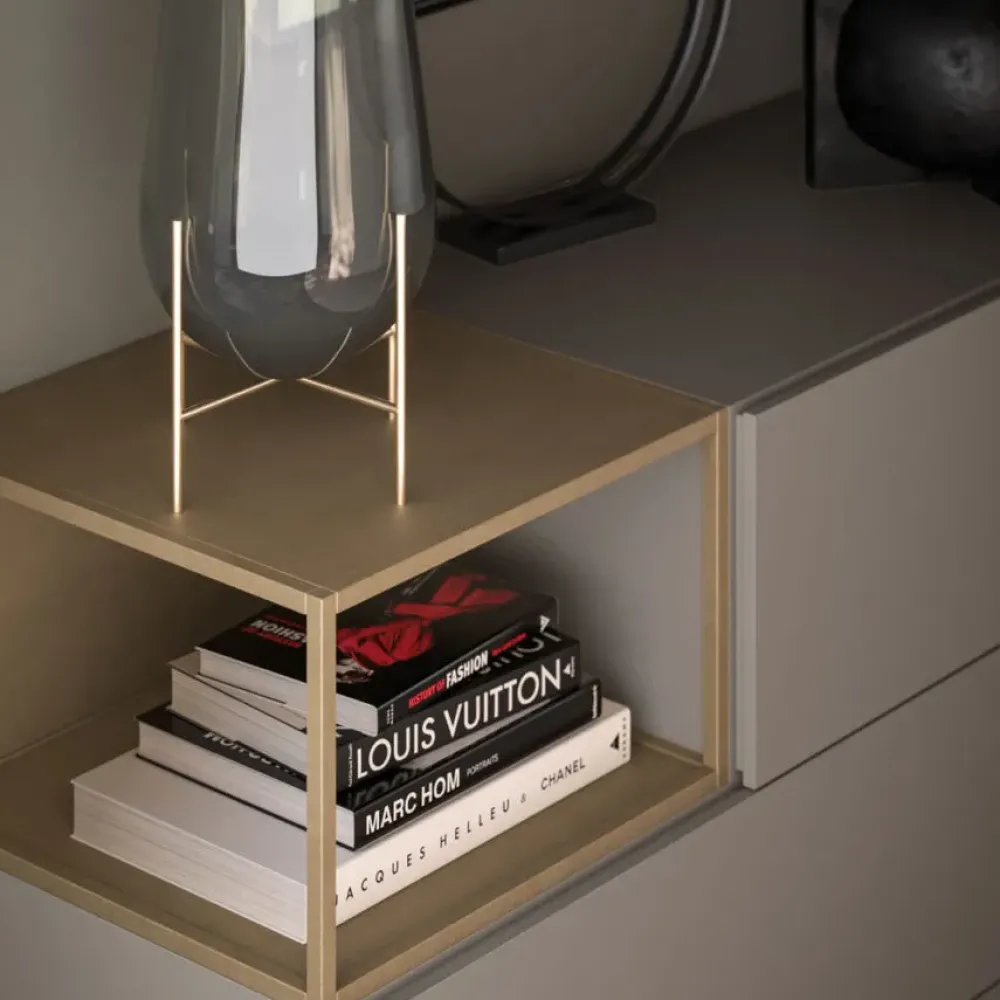 Orme Letto design con piedini giako compongo night 05 a prezzo scontato- Letti