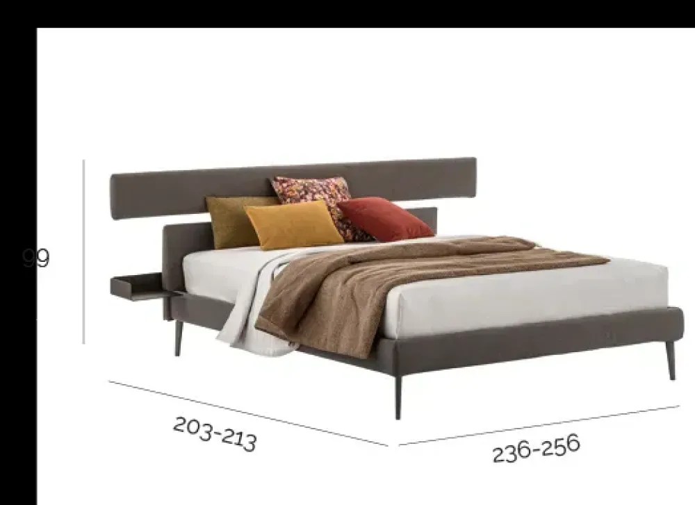 V&nice Letto design Denver con uno sconto del 30%- Letti