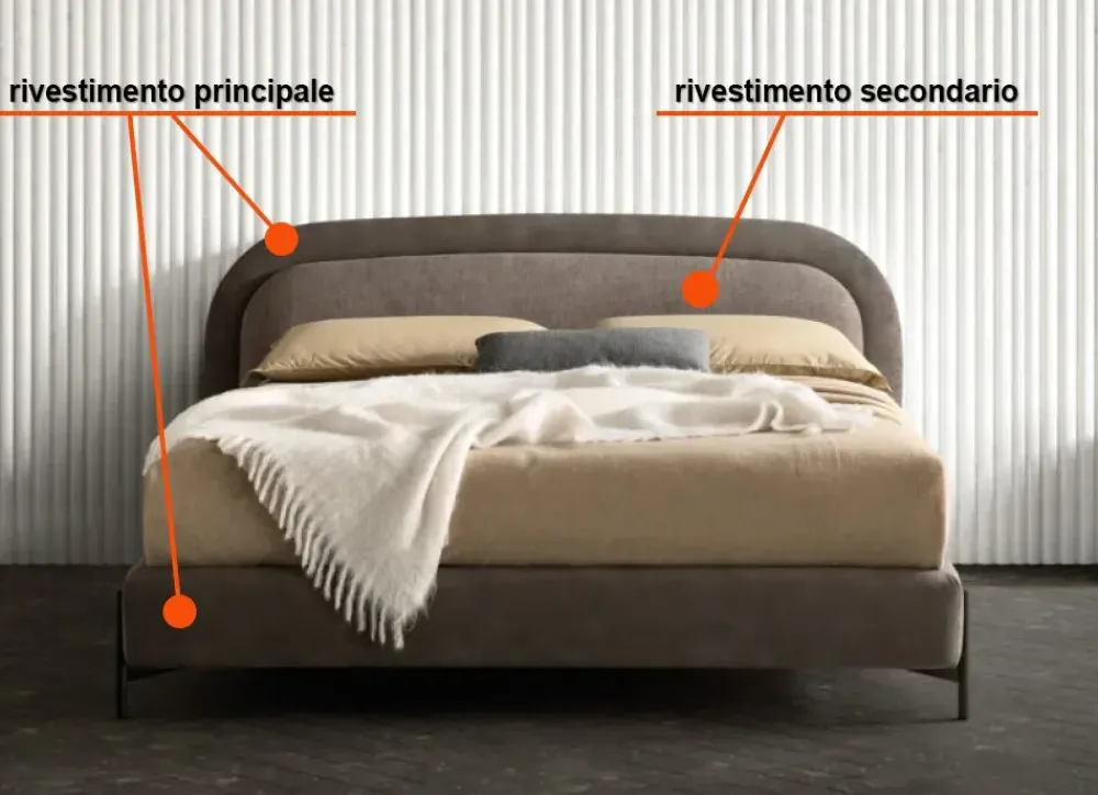 Clearance Letto design Lap scontato 40% Letti