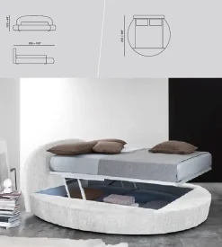 Sale Letto design Letto rotondo con contenitore  con un ribasso del 55% Letti