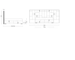 Letto design Luxury nabuk maxi    con uno sconto esclusivo^Md work Sale