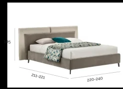 Online Letto design Monroe con uno sconto del 32% Letti