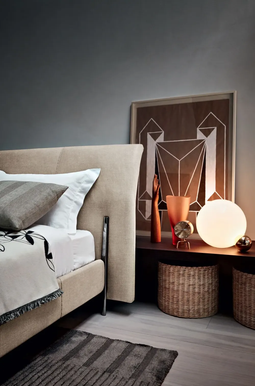 Molteni & C Letto design Nick con uno sconto del 50%- Letti