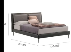 Letto design Wiky con uno sconto del 32% Letti