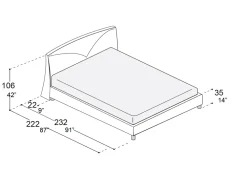 Online LETTO Doppio contenitore luxury pelle vari colori   SCONTATO Letti