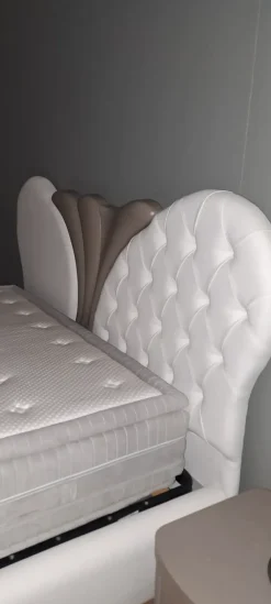 Outlet Letto Fiocco grey di scontato del 40% Letti