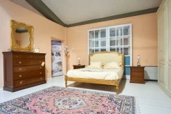 Artigianale LETTO Foglia oro a PREZZI OUTLET- Letti