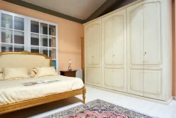 Artigianale LETTO Foglia oro a PREZZI OUTLET- Letti