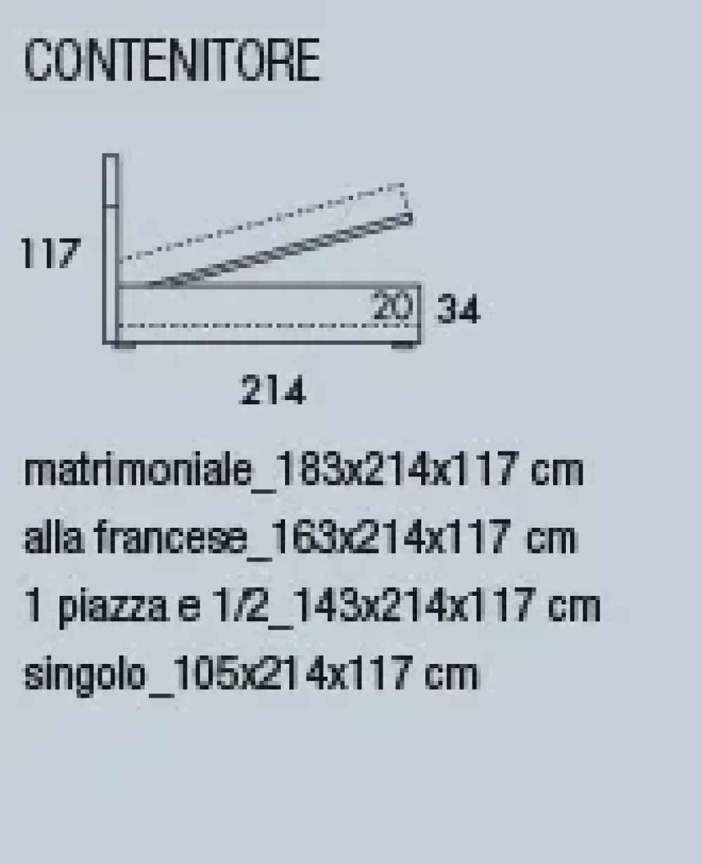 Nefi LETTO Giada a PREZZI OUTLET- Letti
