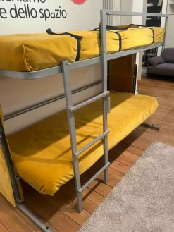 Clei Letto imbottito a scomparsa Doc divano letto a castello  a prezzo ribassato- Letti