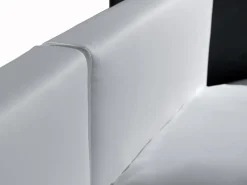 Letto imbottito con contenitore Porto  a prezzo ribassato^Artigianale Best