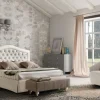 New Letto imbottito con contenitore Dama  a prezzo scontato Letti