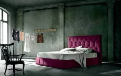 Letto imbottito con contenitore Hamilton  a prezzo scontato^Felis Online