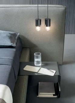 New Letto imbottito con contenitore 200 x 200  a prezzo ribassato Letti