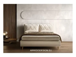 Outlet Letto imbottito con contenitore Soft * a prezzo ribassato Letti