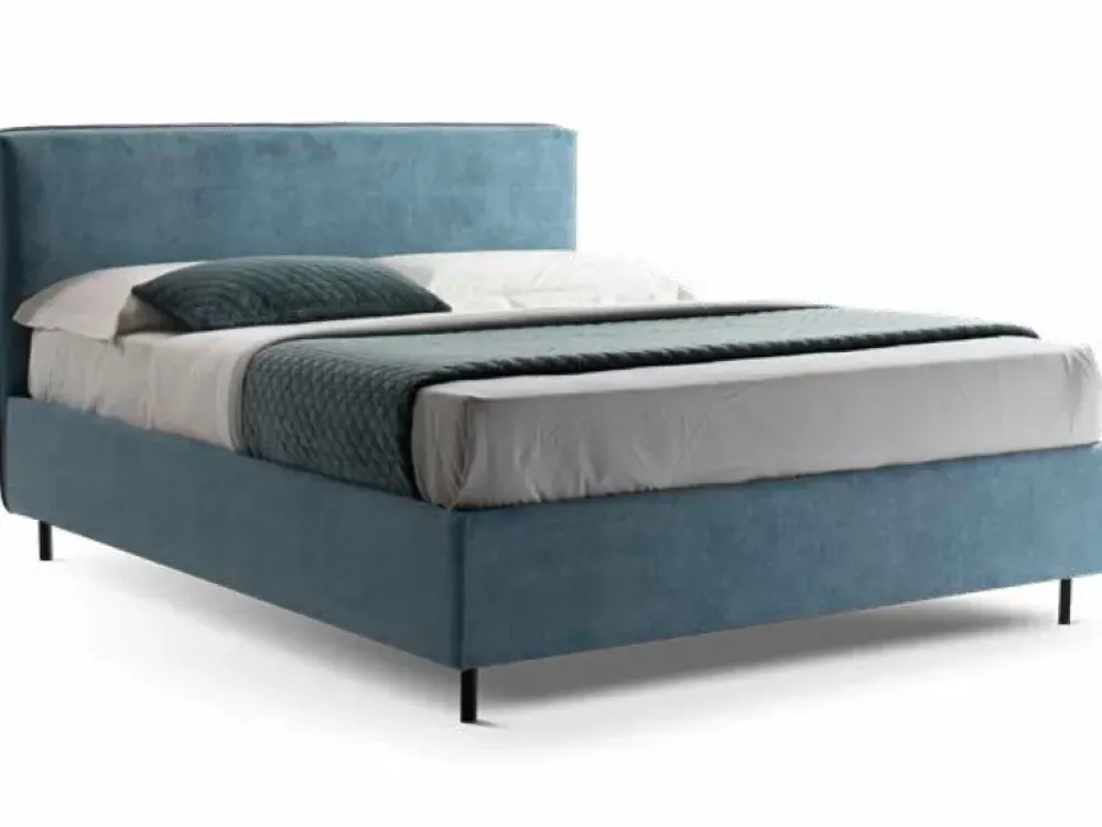 Stilfar Italia Letto imbottito con contenitore Emma Stilfar a prezzo scontato- Letti