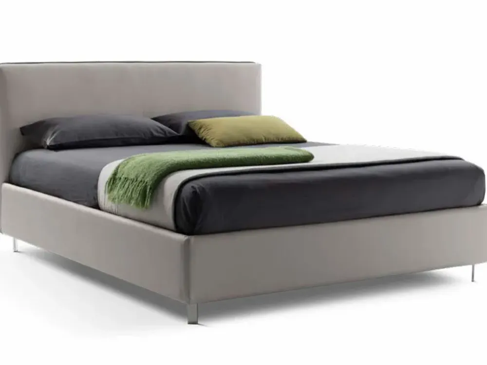 Stilfar Italia Letto imbottito con contenitore Emma Stilfar a prezzo scontato- Letti