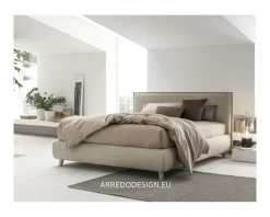 Letto imbottito con contenitore Pascal  a prezzo scontato Letti