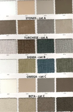 Artigiana letti Letto imbottito con contenitore Navajo alto  a prezzo ribassato- Letti