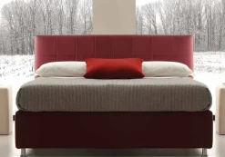 Letto imbottito con contenitore Londra a prezzo scontato^Sognando Discount