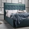 Letto imbottito con contenitore Letto pelle led italia  a prezzo ribassato^Md work Discount