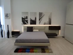 Sangiacomo Letto imbottito con giroletto Ecletto  a prezzo scontato- Letti