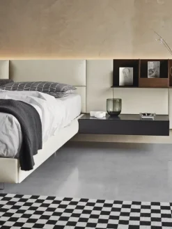 Sangiacomo Letto imbottito con giroletto Ecletto  a prezzo scontato- Letti