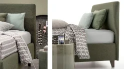 Hot Letto imbottito con giroletto Benny a a prezzo scontato Letti