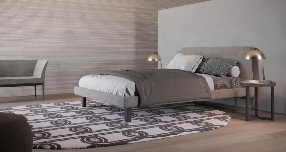 Hot Letto imbottito con giroletto Blade a prezzo ribassato Letti