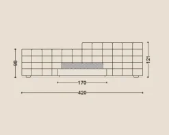 Best Letto imbottito con giroletto Letto maxi centauro velluto a prezzo scontato Letti