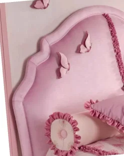 Hot Letto imbottito con giroletto Modello dolce sogno  a prezzo scontato Letti