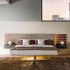 Letto imbottito con piedini Steel free_bed  a prezzo scontato^Lago Clearance