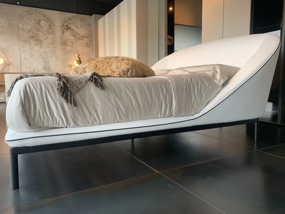 Best Letto imbottito con piedini Domenica 160x200 a prezzo scontato Letti