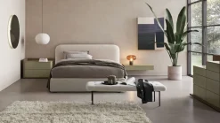 Dall'Agnese Letto imbottito Hary * a prezzo scontato!- Letti