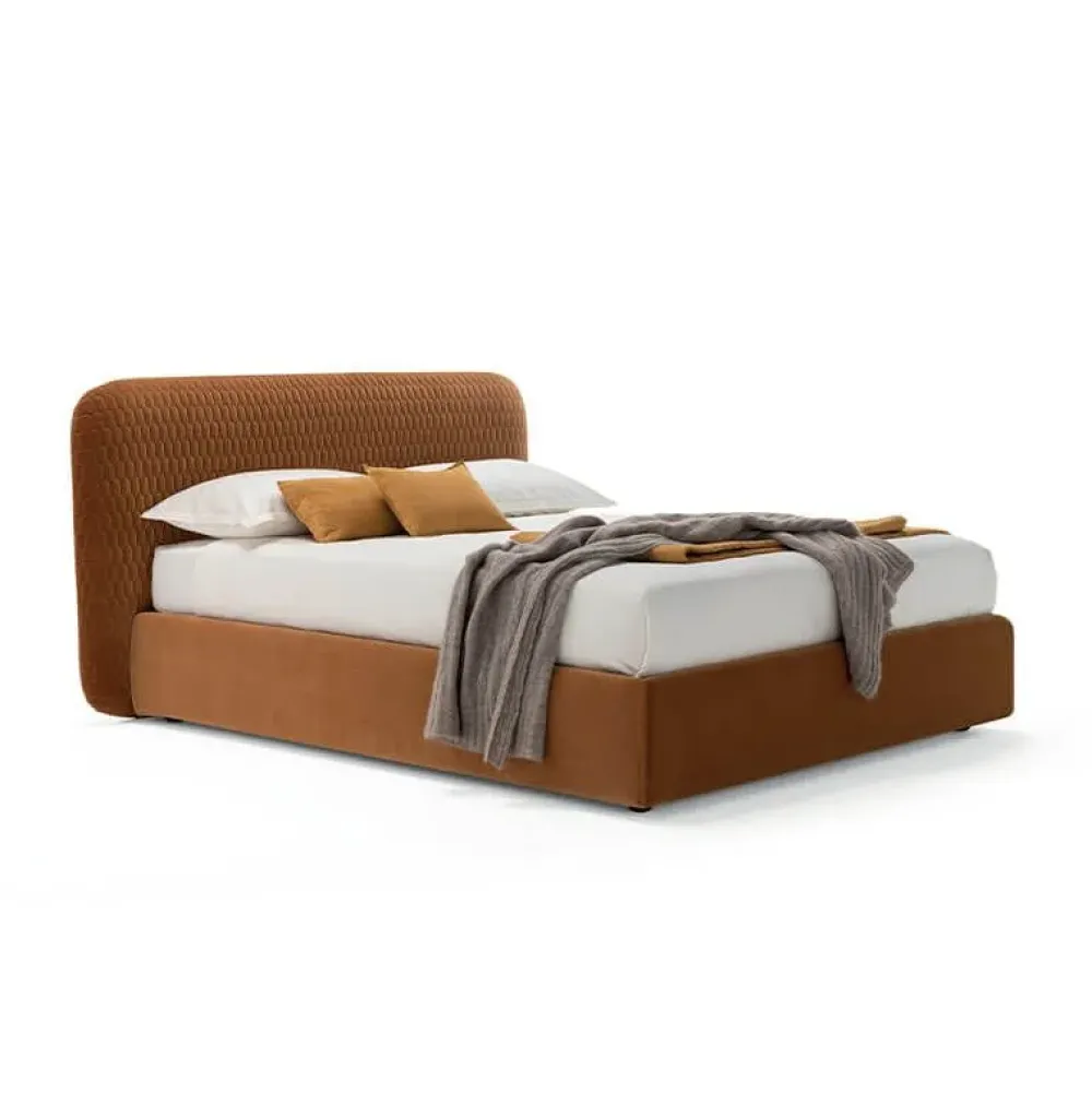 Dall'Agnese Letto imbottito Hary * a prezzo scontato!- Letti