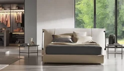 Flou Letto imbottito modello Amal: contatta il venditore per scoprire il prezzo- Letti