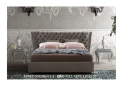 Best Letto imbottito modello Caravaggio di scontato 35% Letti