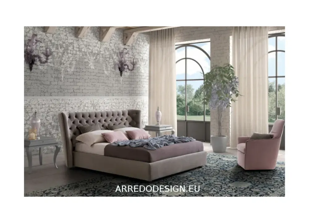 Best Letto imbottito modello Caravaggio di scontato 35% Letti