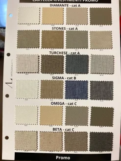 Artigiana letti Letto imbottito modello Domino di scontato 35%- Letti