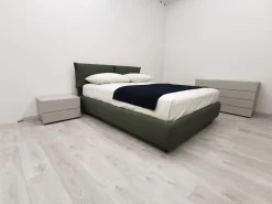 Letto imbottito modello Iorca di scontato 32%^Bolzan Outlet